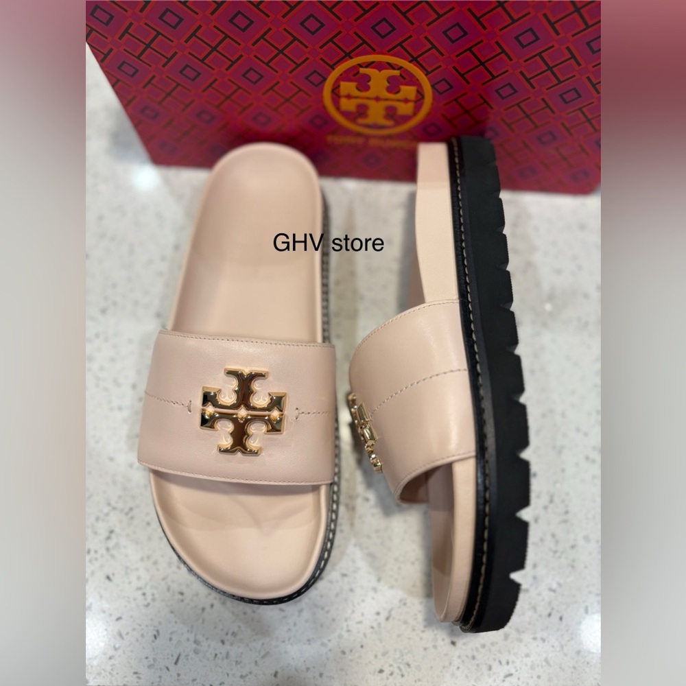 Tory Burch Everly Anatomic Lug sandals - Picture 2 of 3